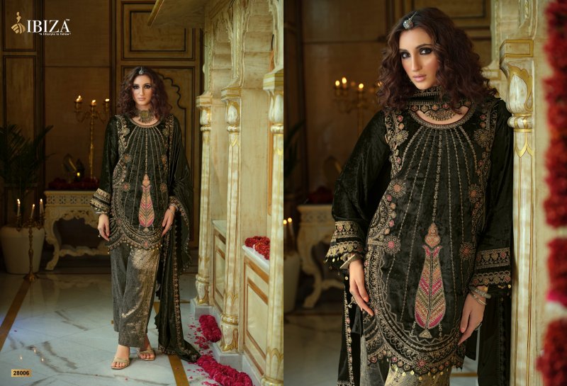 Goonj Vol 2 By Ibiza Viscose Velvet Designer Salwar Kameez 